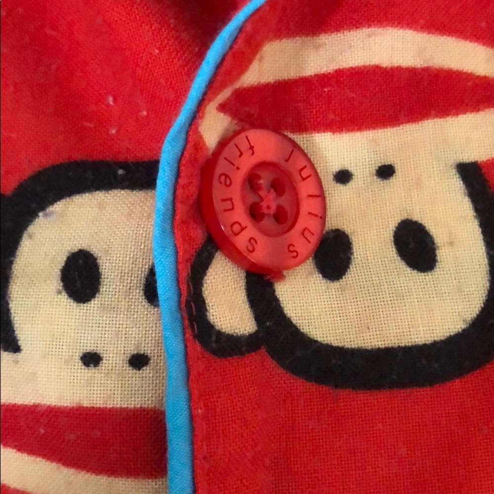 Paul Frank Buttoned Down Pajama Shirt size 16 - Picture 3 of 4